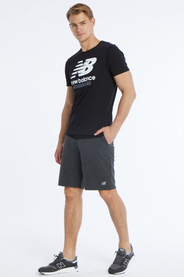 New Balance Erkek Şort ANTRASIT