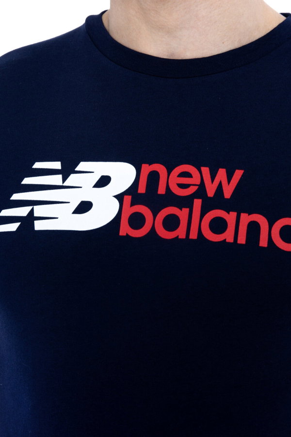 New Balance Erkek Bisiklet Yaka T-shirt LACIVERT
