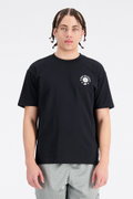 New Balance Erkek Bisiklet Yaka T-shirt SIYAH