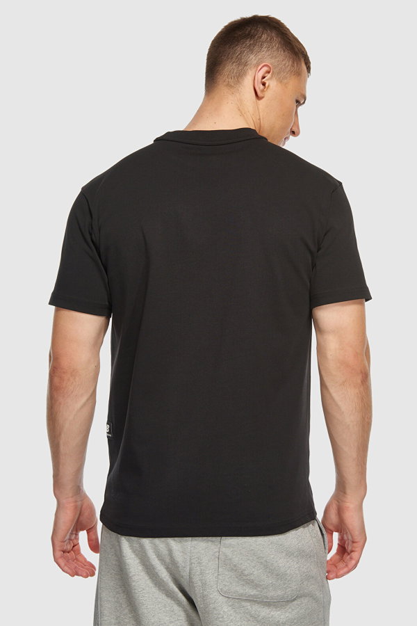 New Balance Erkek Bisiklet Yaka T-shirt SIYAH
