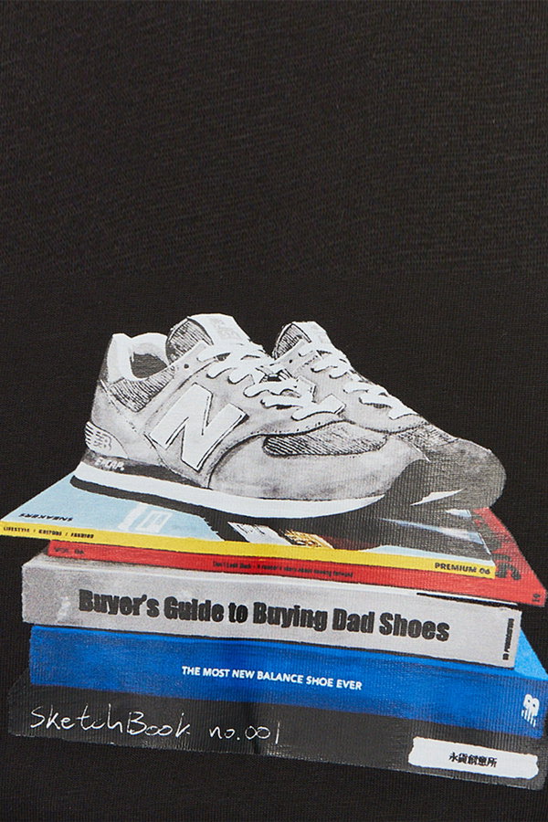 New Balance Erkek Bisiklet Yaka T-shirt SIYAH