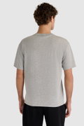 New Balance Erkek Bisiklet Yaka Erkek T-shirt GRI