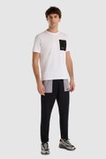 New Balance Bisiklet Yaka Erkek T-shirt EKRU
