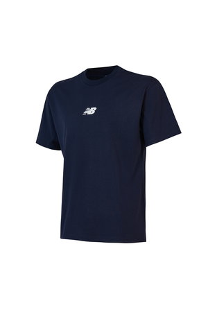 New Balance Bisiklet Yaka Erkek T-shirt LACIVERT