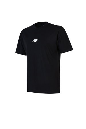 New Balance Bisiklet Yaka Erkek T-shirt SIYAH