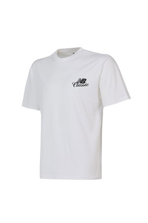 New Balance Bisiklet Yaka Erkek T-shirt Beyaz