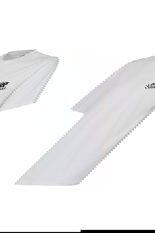 New Balance Bisiklet Yaka Erkek T-shirt Beyaz