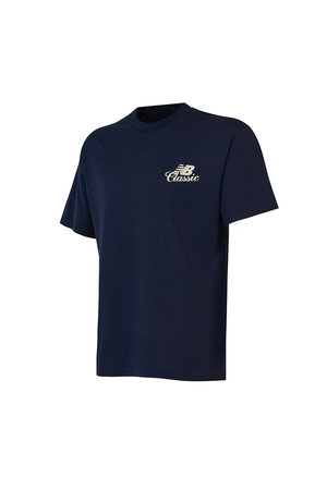 New Balance Bisiklet Yaka Erkek T-shirt LACIVERT