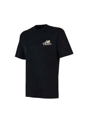 New Balance Bisiklet Yaka Erkek T-shirt SIYAH