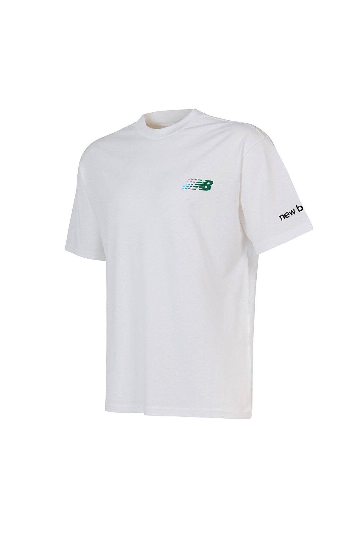 New Balance Bisiklet Yaka Erkek T-shirt Beyaz