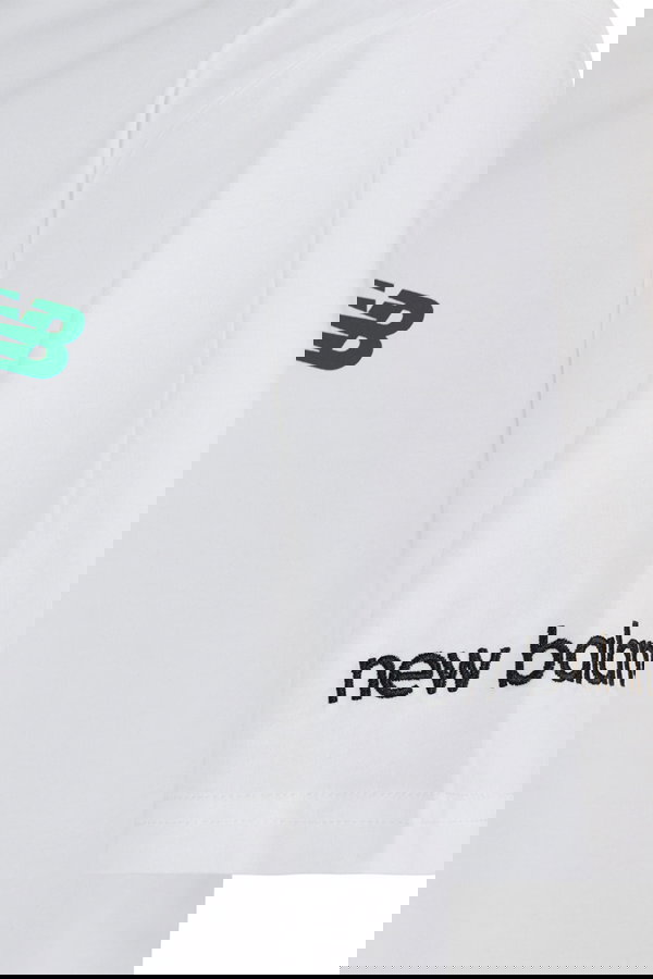 New Balance Bisiklet Yaka Erkek T-shirt Beyaz