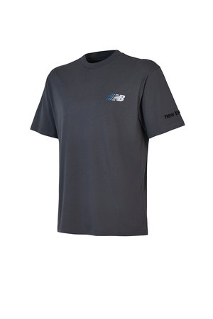 New Balance Bisiklet Yaka Erkek T-shirt GRI
