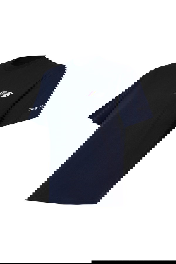 New Balance Bisiklet Yaka Erkek T-shirt LACİVERT