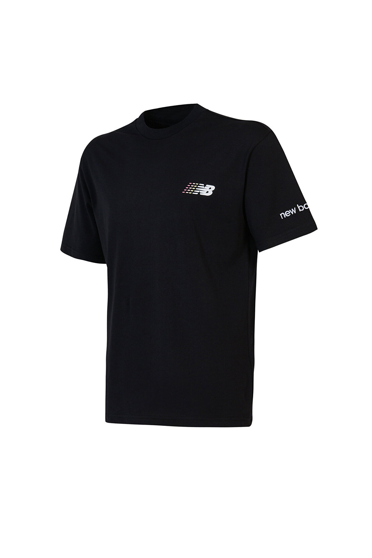 New Balance Bisiklet Yaka Erkek T-shirt SIYAH