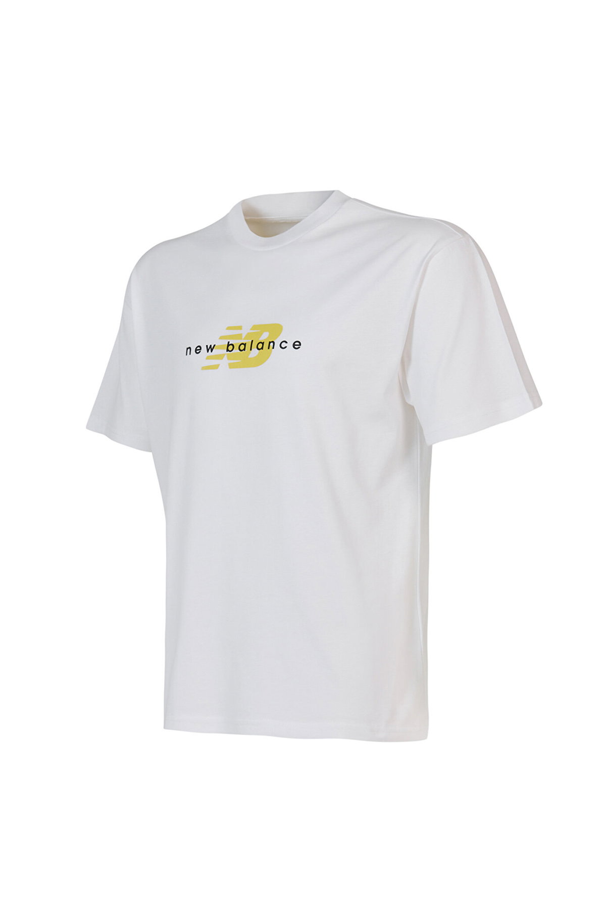 New Balance Bisiklet Yaka Erkek T-shirt Beyaz