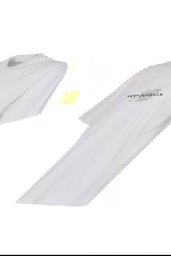 New Balance Bisiklet Yaka Erkek T-shirt Beyaz