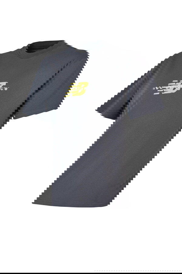 New Balance Bisiklet Yaka Erkek T-shirt GRI