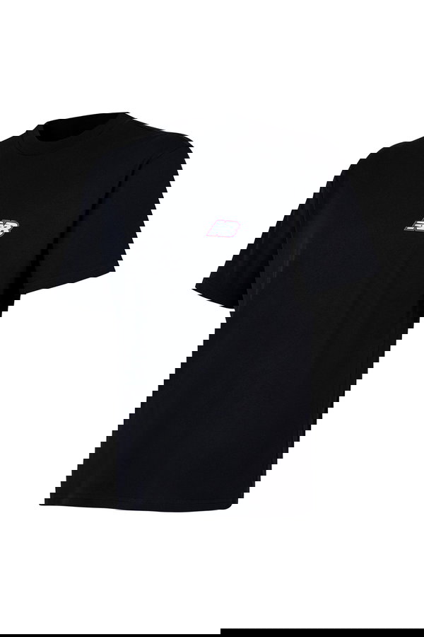 New Balance Bisiklet Yaka Erkek T-shirt SİYAH