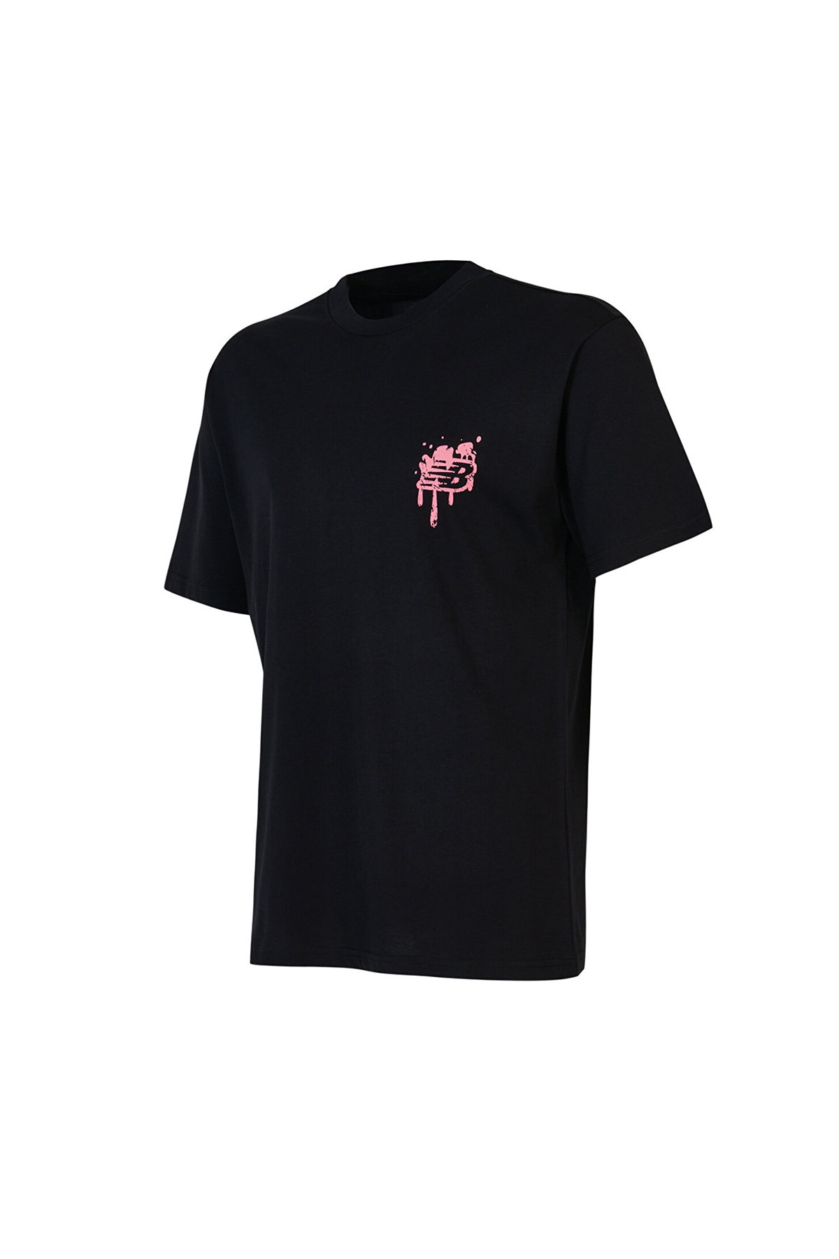 New Balance Bisiklet Yaka Erkek T-shirt SIYAH