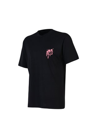 New Balance Bisiklet Yaka Erkek T-shirt SIYAH