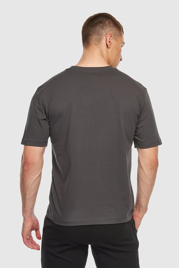 New Balance Bisiklet Yaka T-shirt ANTRASIT