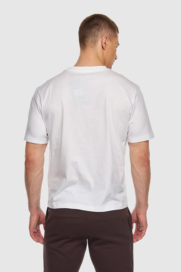 New Balance  Bisiklet Yaka Erkek T-shirt Beyaz