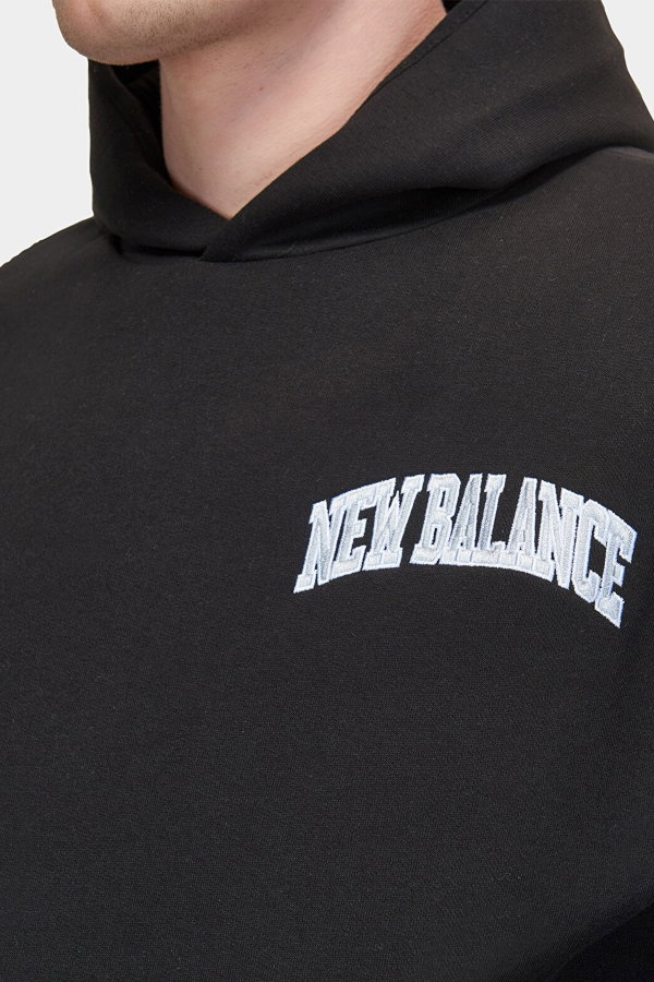 New Balance Erkek Sweatshirt SIYAH