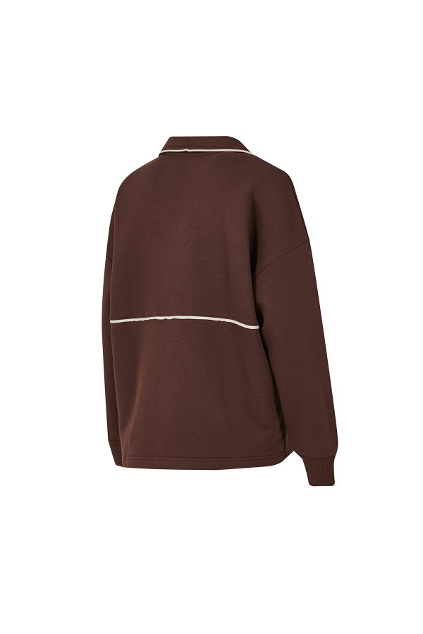 New Balance Kadın Sweatshirt KAHVERENGI