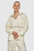 New Balance  Kadın Sweatshirt KREM