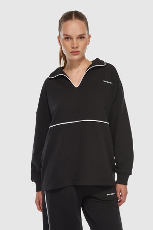 New Balance Kadın Sweatshirt SIYAH