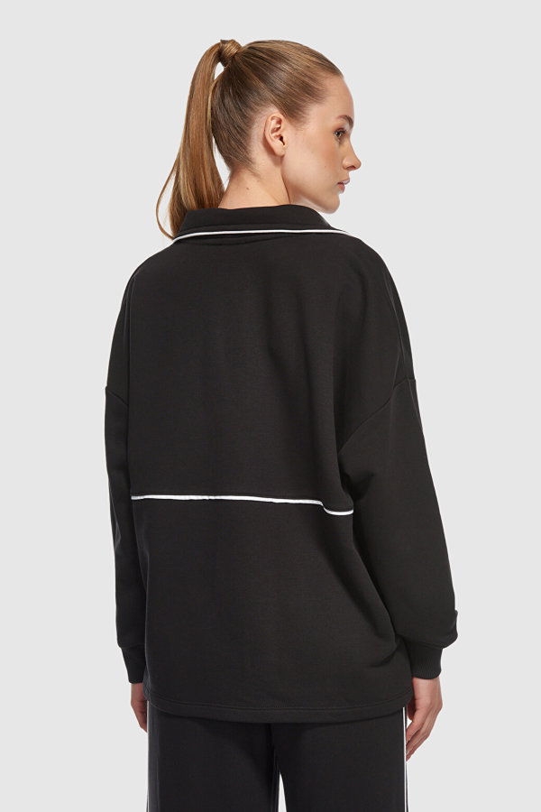 New Balance Kadın Sweatshirt SIYAH