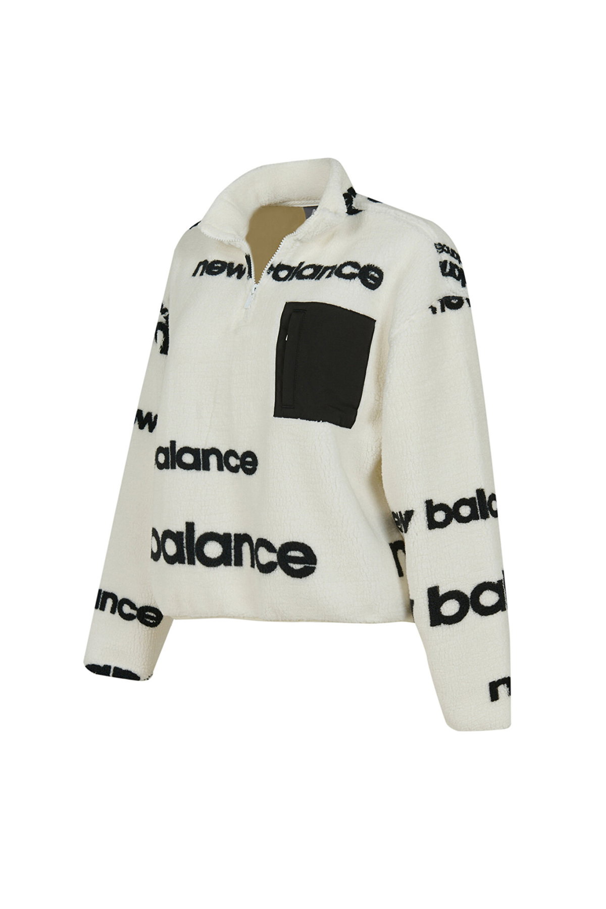 New Balance Kadın Sweatshirt Beyaz
