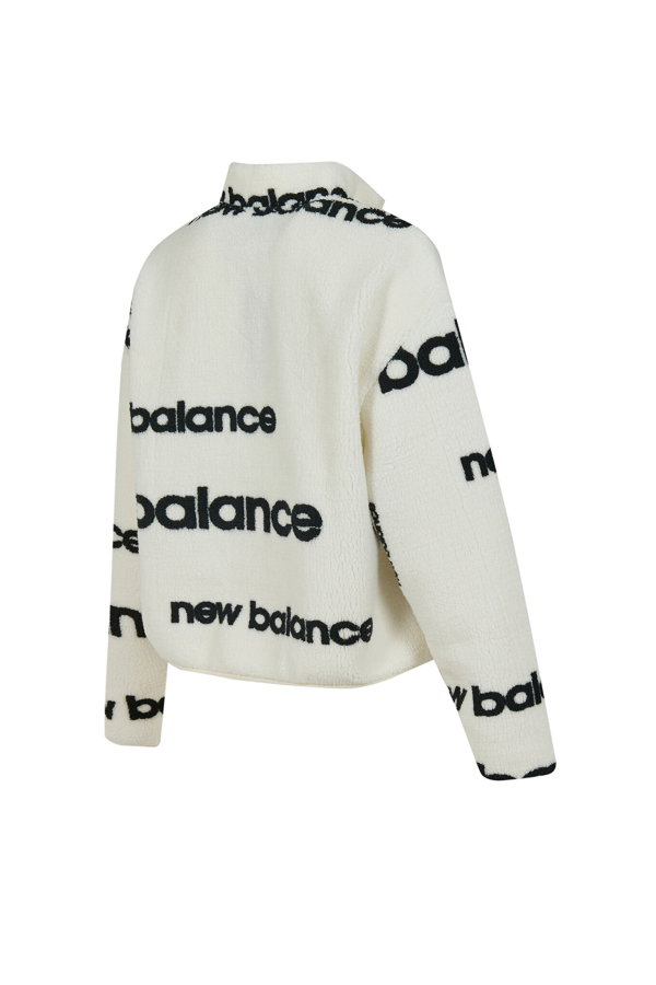 New Balance Kadın Sweatshirt Beyaz