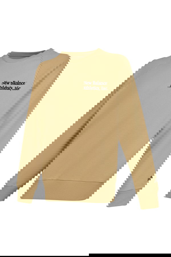 New Balane Erkek Sweatshirt BEJ New Balane Erkek Sweatshirt BEJ