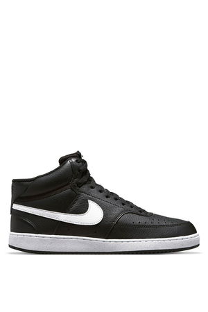 Nike Court Vision Mid Erkek Ayakkabı SİYAH Nike Court Vision Mid Erkek Ayakkabı SİYAH