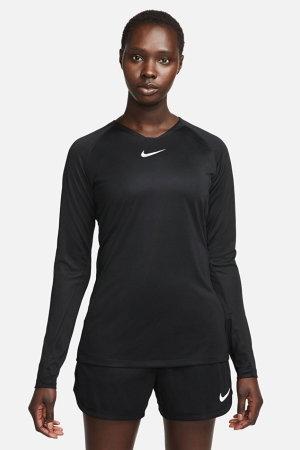Nike Dri-FIT Park Jersey LS Kadın Siyah Uzun Kollu T-shirt SIYAH