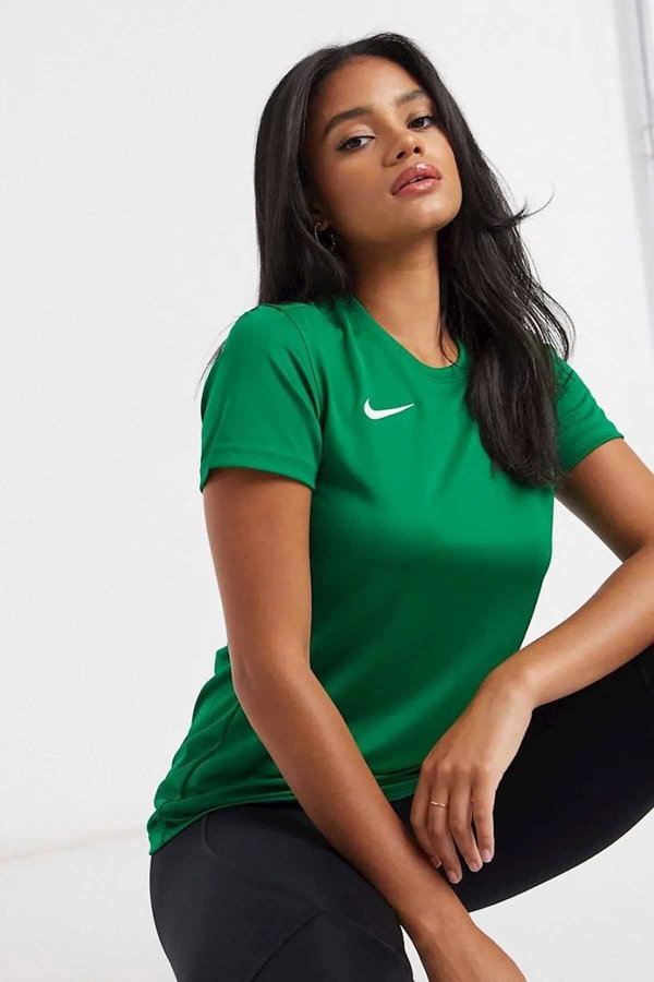 Nike Dry Park VII Kadın Bisiklet Yaka T-shirt YESIL