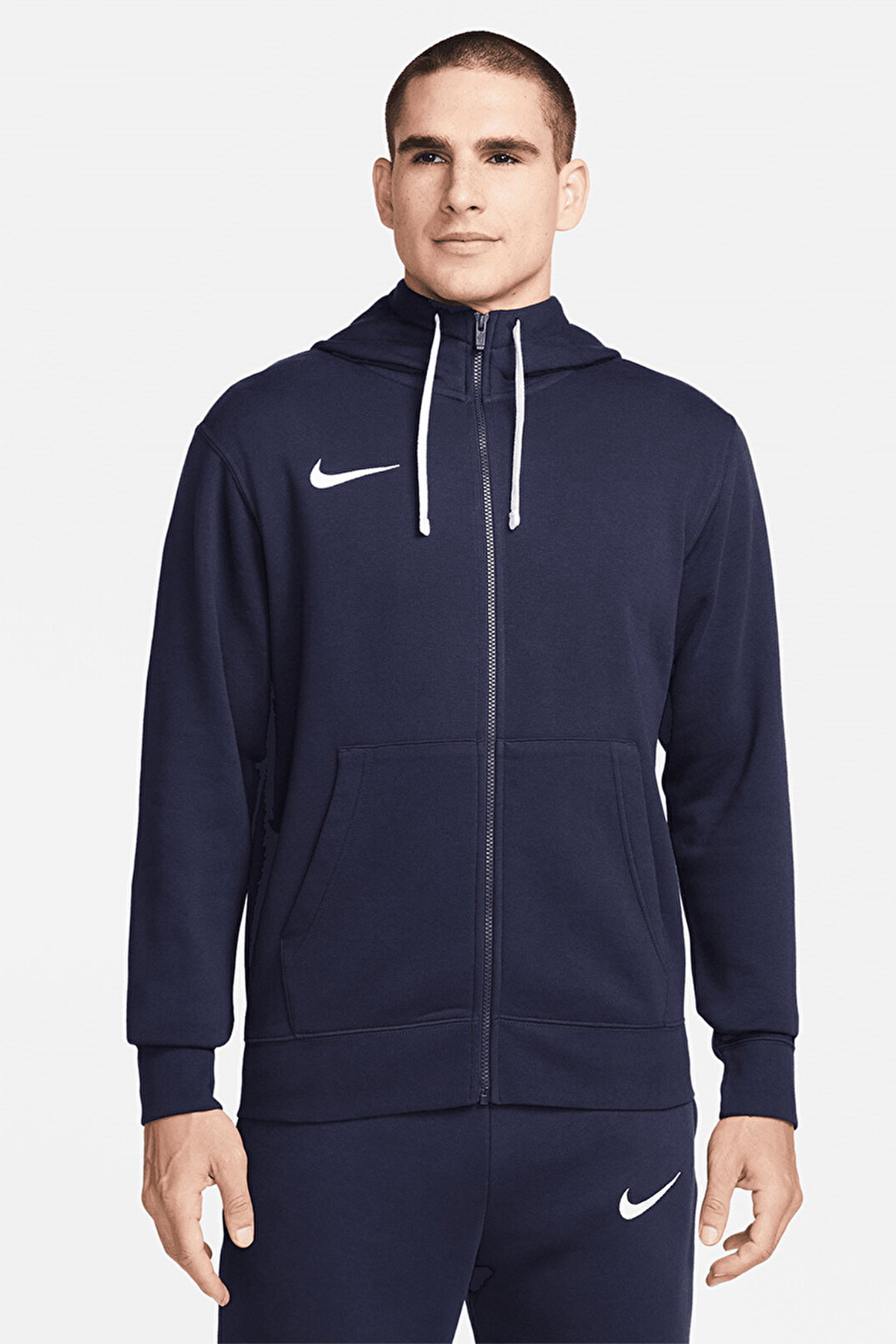 Nike Fleece Park20 Fz Erkek Sweatshirt LACIVERT