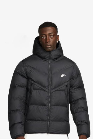 Nike Sportswear Storm-Fit Windrunner Erkek Mont SIYAH