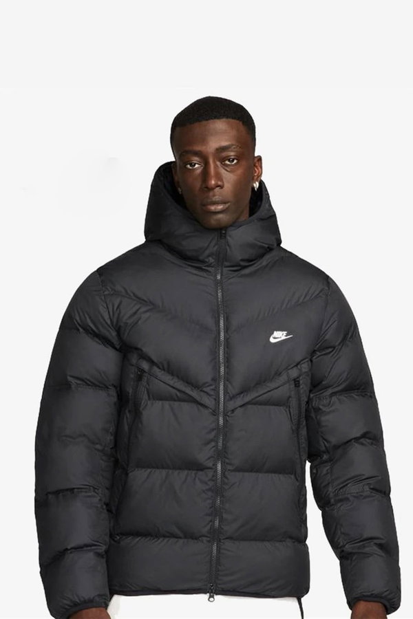 Nike Sportswear Storm-Fit Windrunner Erkek Mont SIYAH