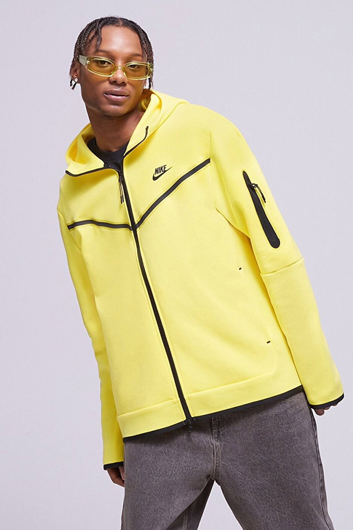 Nike Sportswear Tech Fleece Erkek Sweatshirt SARI