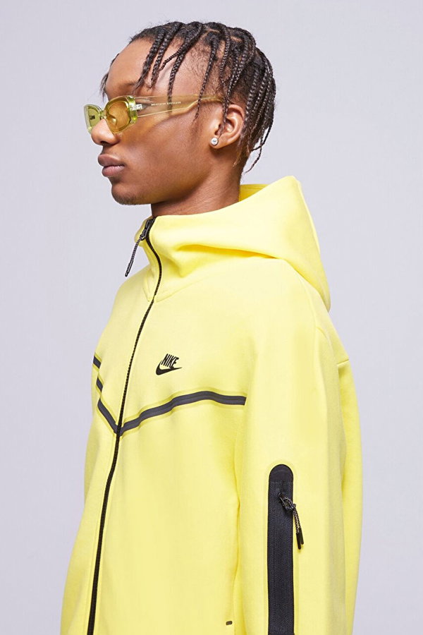 Nike Sportswear Tech Fleece Erkek Sweatshirt SARI