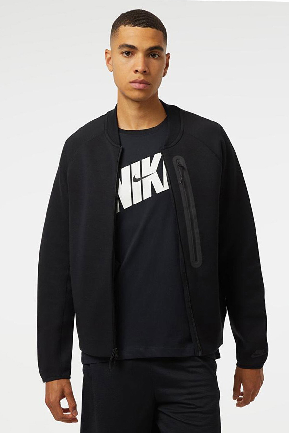 Nike Sportswear Tech Fleece Erkek Sweatshirt SIYAH