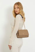 Guess Noelle Kadın Omuz Çantası VİZON