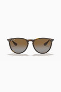 Ray-Ban Erika Classic Unisex Polarize Güneş Gözlüğü KAHVE