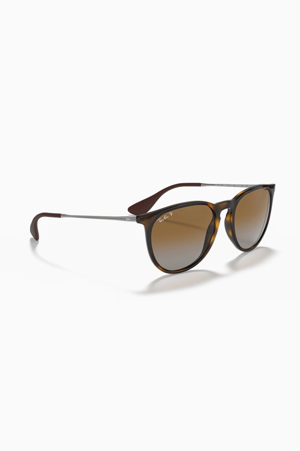 Ray-Ban Erika Classic Unisex Polarize Güneş Gözlüğü KAHVE
