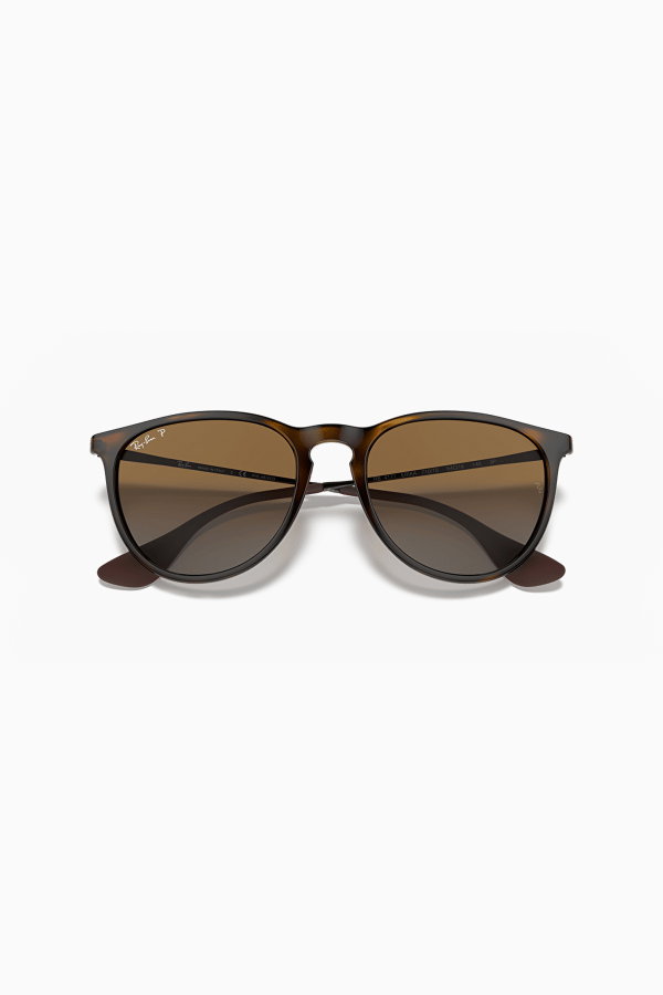 Ray-Ban Erika Classic Unisex Polarize Güneş Gözlüğü KAHVE
