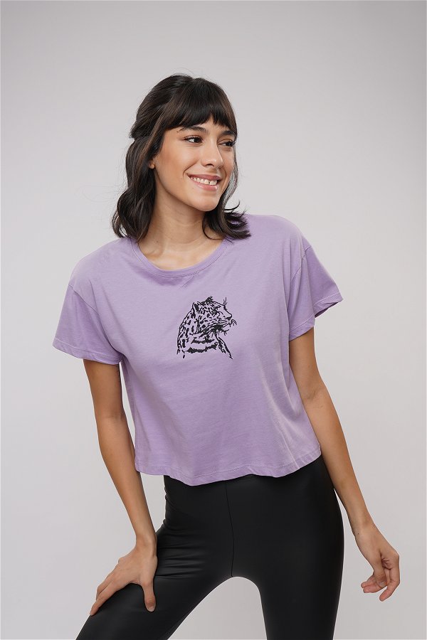 Gabria Ön Baskılı Mini T-shirt
