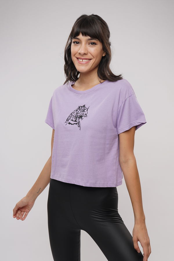 Gabria Ön Baskılı Mini T-shirt