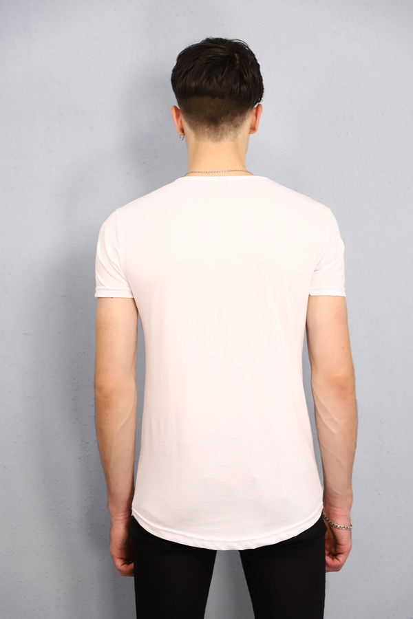 Ön Baskılı T-shirt Beyaz Ön Baskılı T-shirt Beyaz
